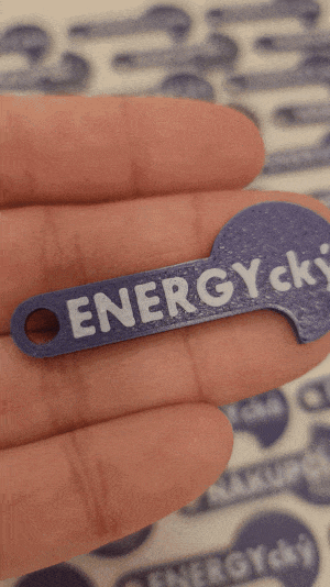 Klíčenka MitroCZECH energický nákupčí, energie, energy, nákupní vozík, košík, šperhák
